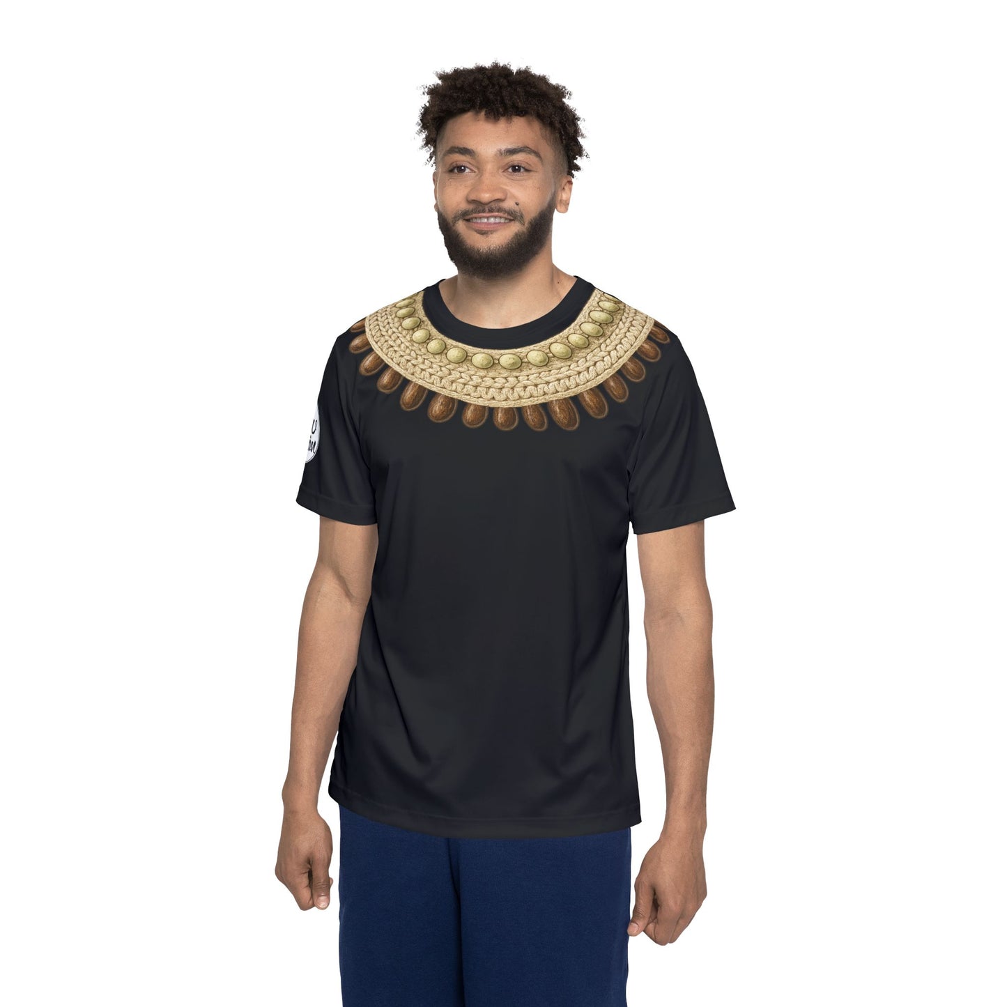 Copy of Men's Sports Jersey with Bold Decorative Collar