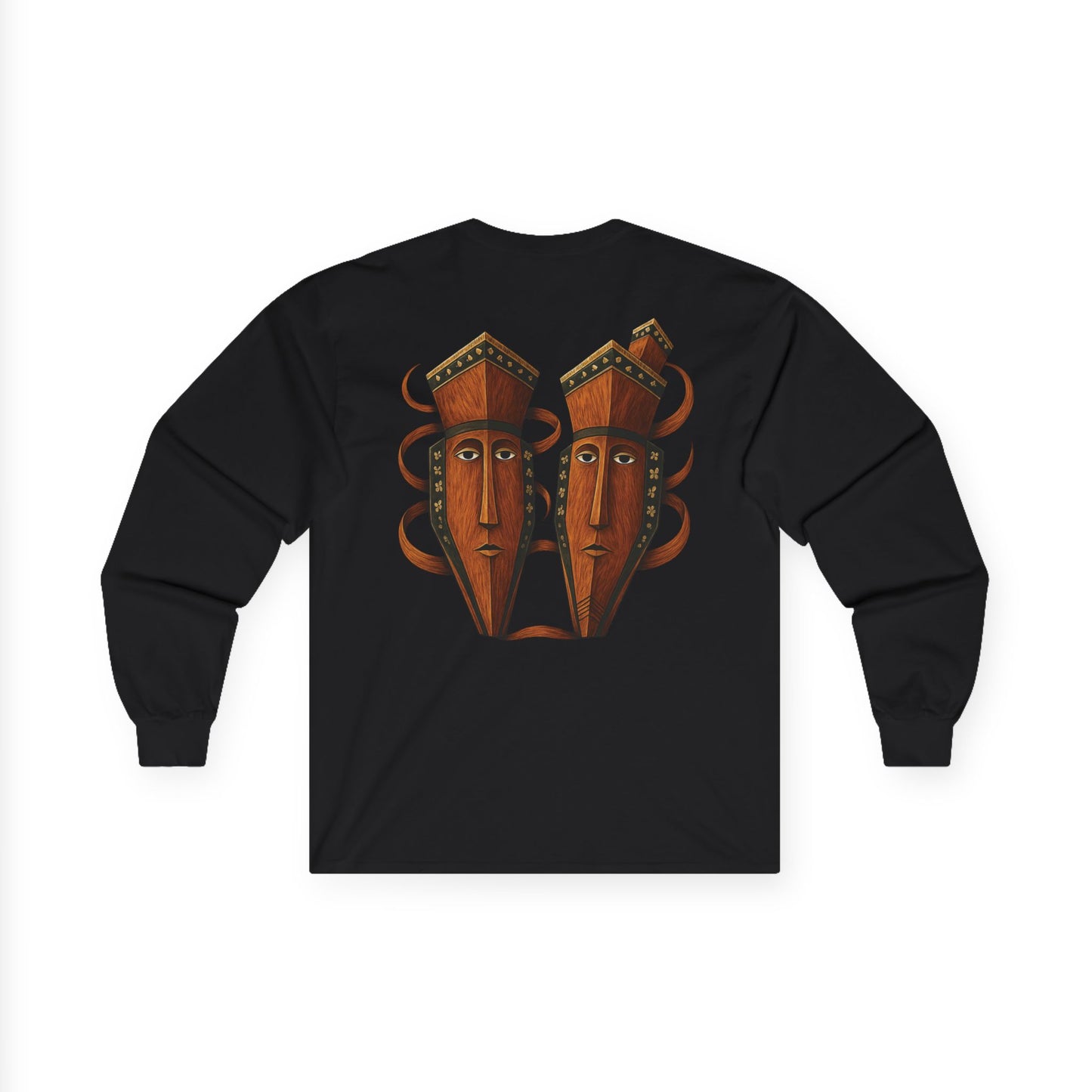 Chuukese Spirit Mask Long Sleeve