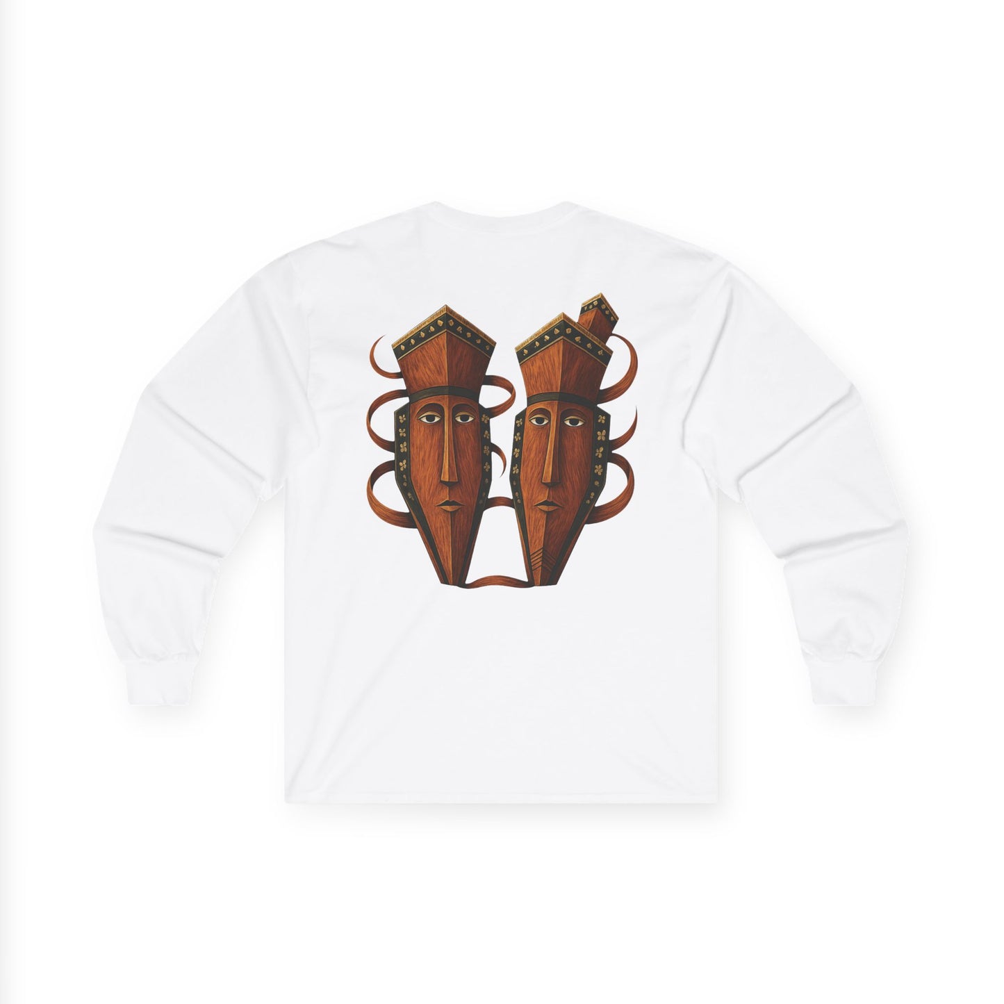 Chuukese Spirit Mask Long Sleeve